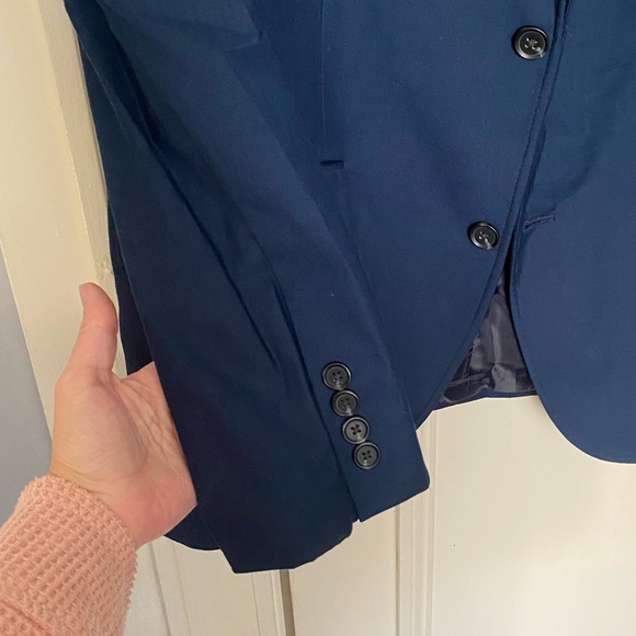 Men’s INC Slim Fit Navy Blue Blazer, L - Picture 2 of 5